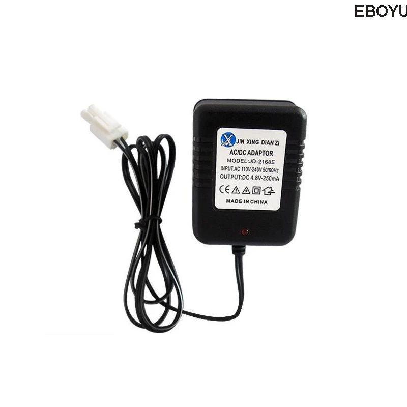 EBOYU DC EL 2P Plug 4 8 V 250mAh Ni-MH Ni-Cd AA аккумулятор зарядное устройство адаптер с разъемом