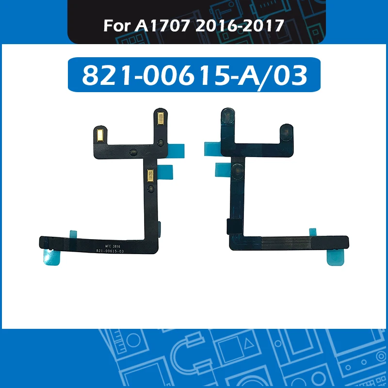 

Кабель для микрофона A1707 821-00615-A 821-00615-03 для Macbook Pro Retina 15 "Touch Bar A1707 MIC flex Cable замена 2016 2017