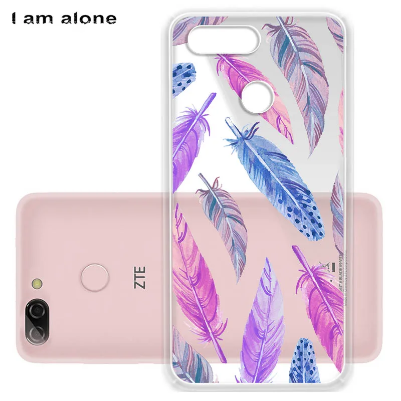 Solf TPU BT9 Чехлы для телефонов I am alone для zte Blade V9 Vita, 5,45 дюймов, мягкие сумки из ТПУ, Модный милый мобильный телефон для zte V9 Vita - Цвет: Solf TPU BT9
