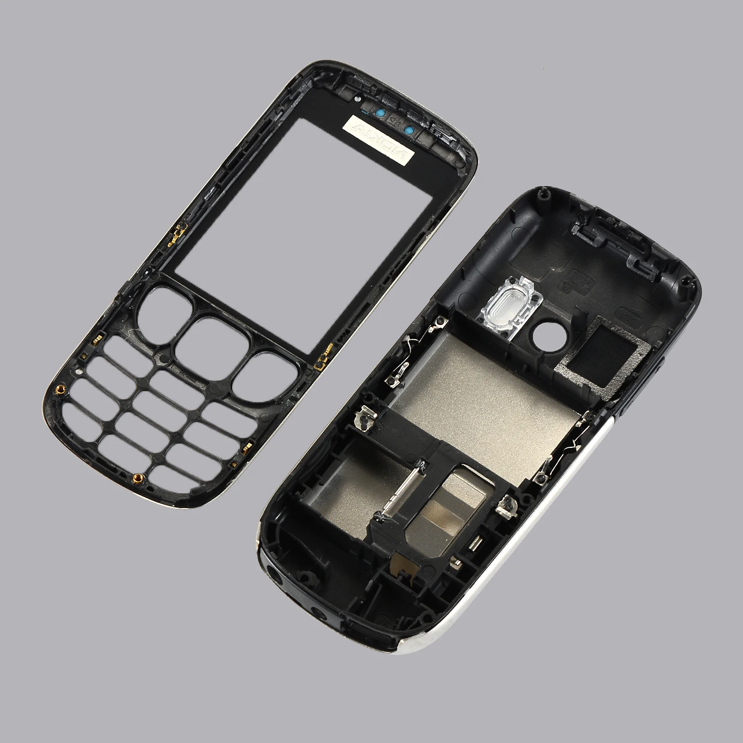 5 pcs For Nokia 6303 6303C Metal Housing Front Frame+Middle Frame+battery Back cover/without keypads | Мобильные телефоны и