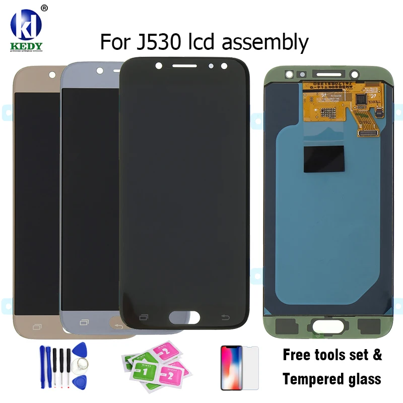 Для SAMSUNG Galaxy LCD J5 2017 J530 J530F SM-J530F Дисплей Сенсорный экран планшета Ассамблеи