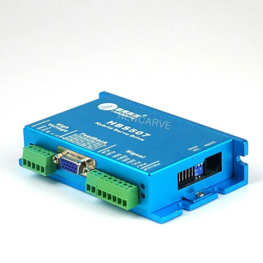 Замкнутый контур Leadshine Hybrid Servo Driver HBS507 трехфазный 18 50VDC NEWCARVE|Драйвер двигателя| |