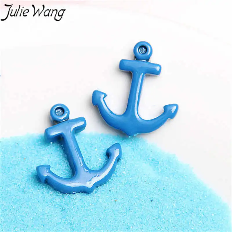 Julie Wang 20 шт. случайный микс спасательный круг лодка весло морская звезда якорь