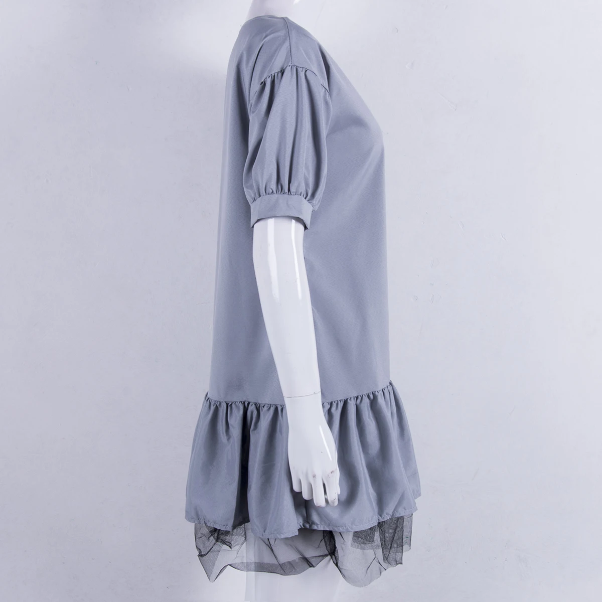 Женское летнее Бохо Короткое мини-платье праздничное пляжное кружевное