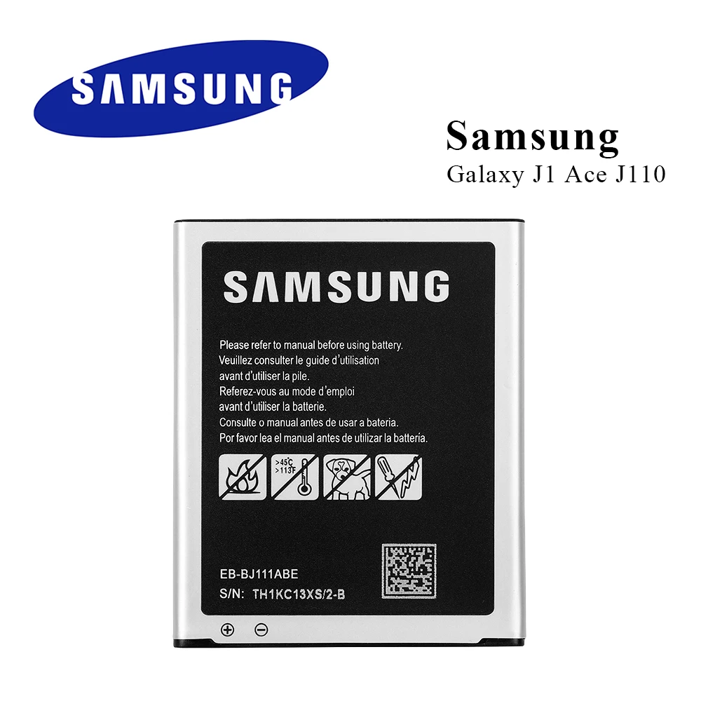 Оригинальная Аккумуляторная батарея для Samsung Galaxy J1 J Ace J110 EB BJ111ABE J110H batteria akku 1800 мАч