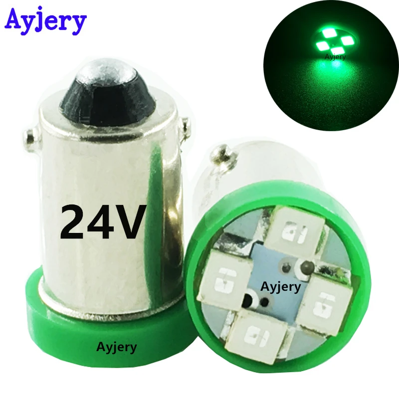 AYJERY 20 шт. BA9S T4W T11 1210 4 SMD СВЕТОДИОДНЫЙ автомобильные лампы светодиодный s для чтения