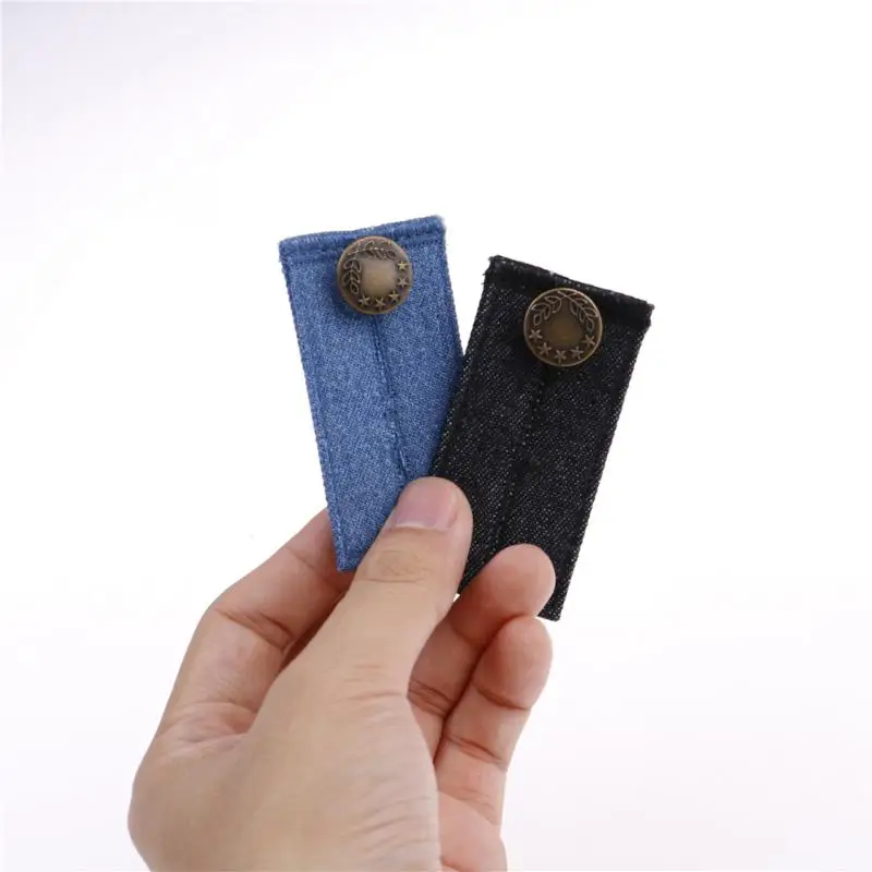 Для мужчин женщин Регулируемый джинсы Extender пояс брюки кнопку удлинители| |