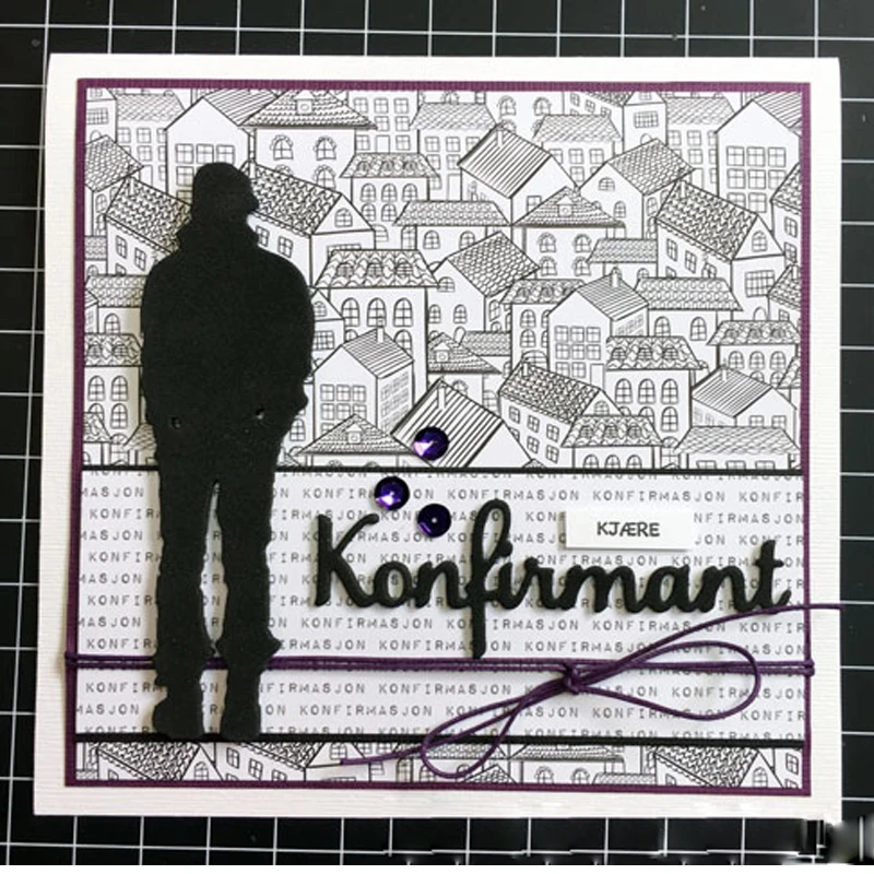 Подтвердите датские буквы металлические вырезанные штампы рельефное тиснение