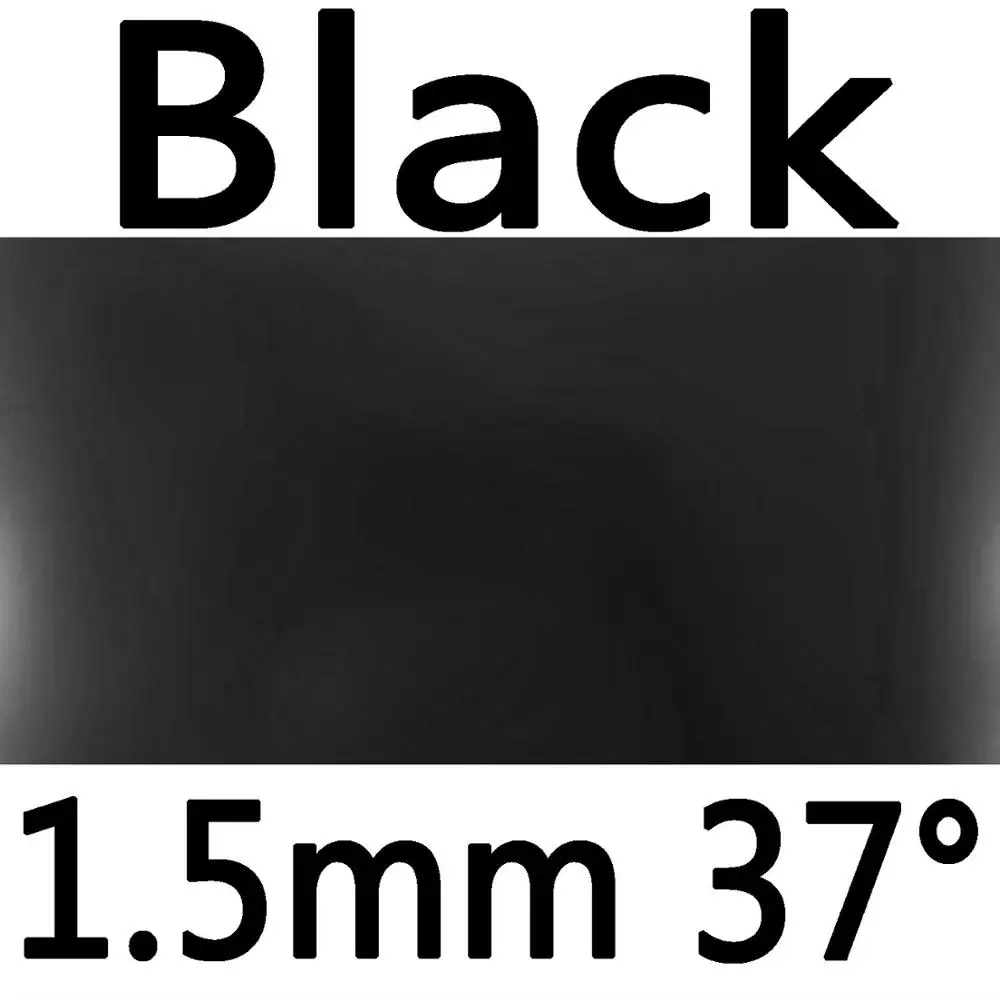 black 1.5mm H37 Новая синяя версия 61second Lightning DS Pro. Резина на ракетки для настольного тенниса из пупырчатой и с синим губчатым материалом - Цвет: black 1.5mm H37