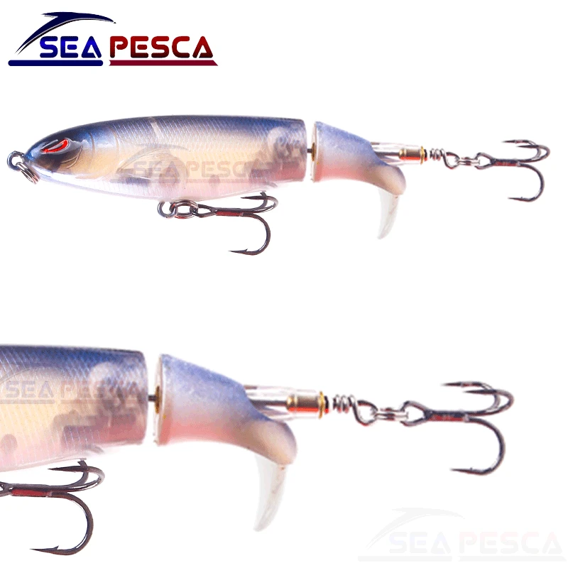 Блесна seapesca рыболовная приманка 100 мм 13 2 г Вращающиеся воблеры Topwater Swim Popper