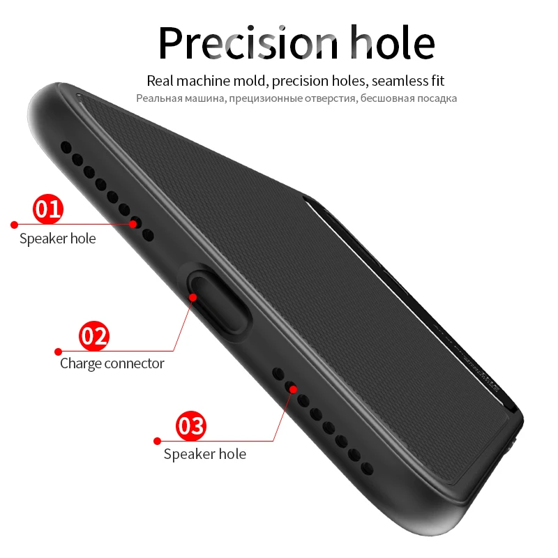 Amzboon Роскошный ультратонкий защитный чехол из TPU и стекла для iPhone 7 8 Plus.