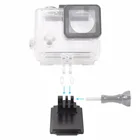 Алюминиевый фиксированный крепление шлем для Insta360 ONE R 3 отверстия NVG крепление база для Osmo ActionEKENAKASO EK7000 4K для Gopro 98MAX