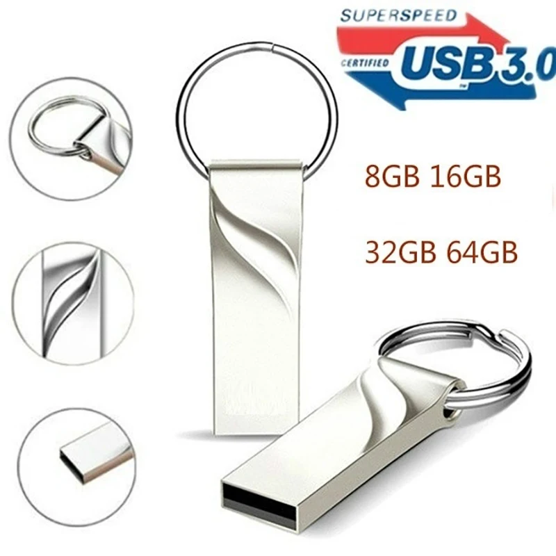 Мини usb флеш-накопитель, металлическая флешка, usb 3,0, карта памяти для ключей, 128 ГБ, 64 ГБ, 16 ГБ, 8 ГБ, 4 Гб, 32 ГБ, флеш-накопитель, u-диск, сделанный на заказ с логотипом