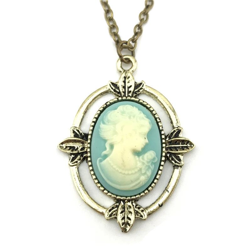 Новое роскошное ожерелье в европейском стиле с бронзовой камеей | Украшения и