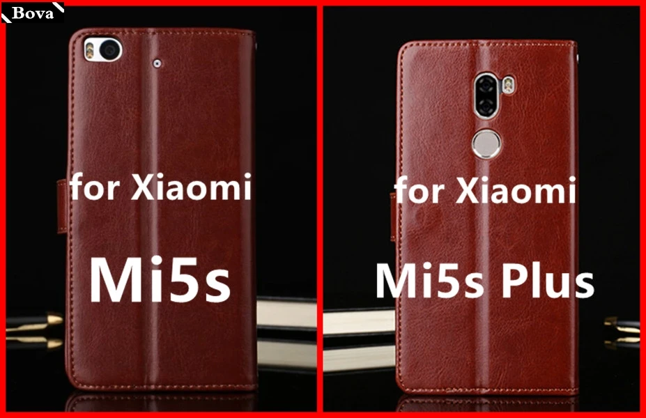 Держатель для карт, чехол для Xiao mi 5S из искусственной кожи чехол с откидной крышкой, чехол-кошелек для Xiao mi 5S mi 5S Plus 5,1" и 5,7"