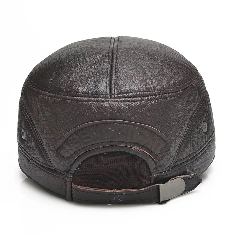 2021 новый стиль для мужчин из натуральной кожи бейсбольная брендовая Кепка с