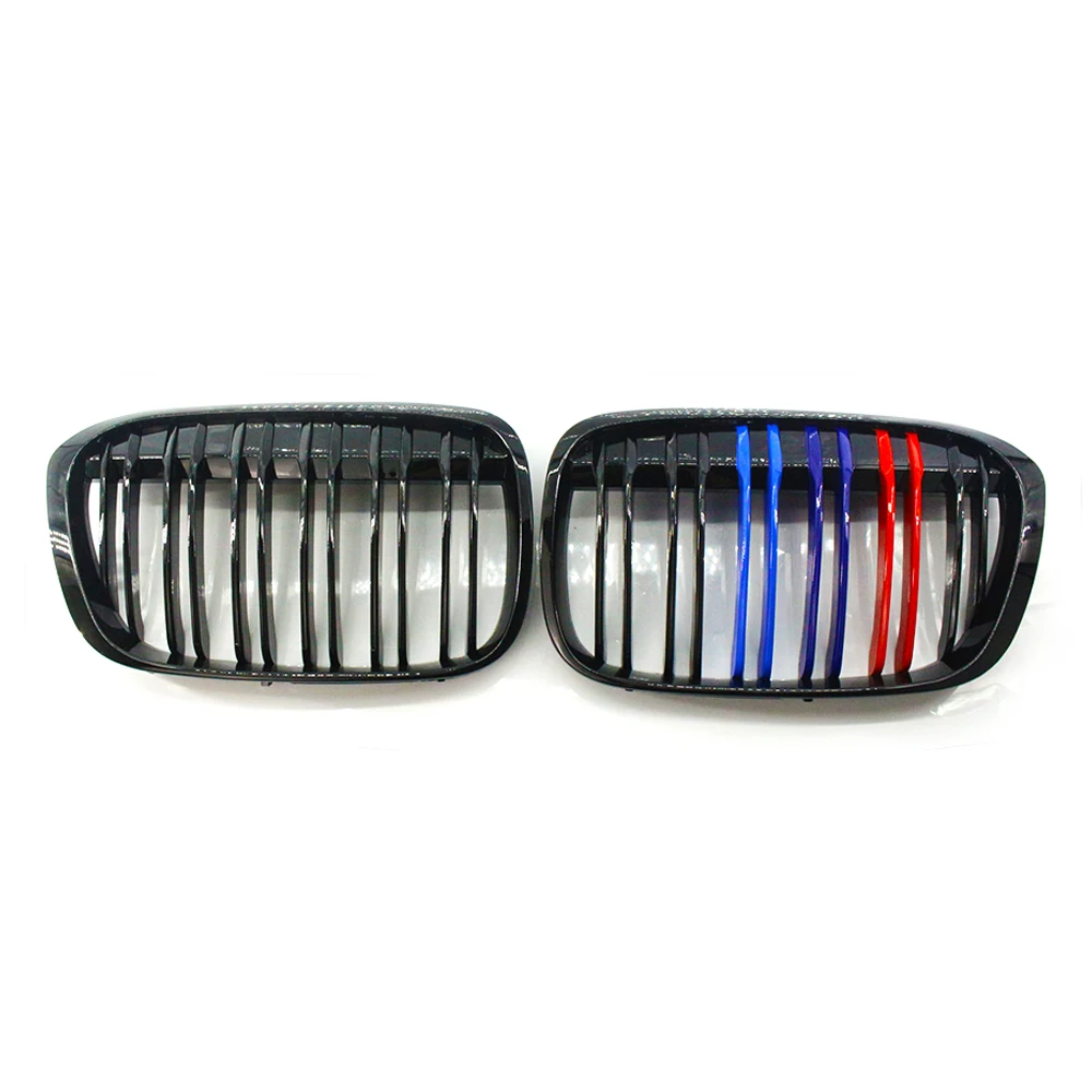 Подробная информация о глянцевый черный M Стиль передний бампер бар почек