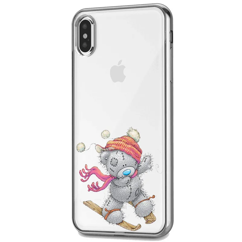 silicone phone case For iphone XS Max Tatty Teddy Me To You Bear Phone Covers iPhone 11Pro 5 SE 6S 7 8plus XR | Мобильные телефоны