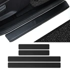 Декоративная Накладка на порог автомобиля, стикер из углеродного волокна для KIA RIO K2 Sedan Hatchback 2010-2014 2015 2016 2017