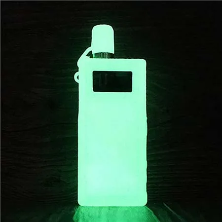 clearglow Чехол с текстурой для Smoant Pasito Vape Pod Kit 1100 мАч защитный силиконовый чехол с резиновой обмоткой - Цвет: clearglow