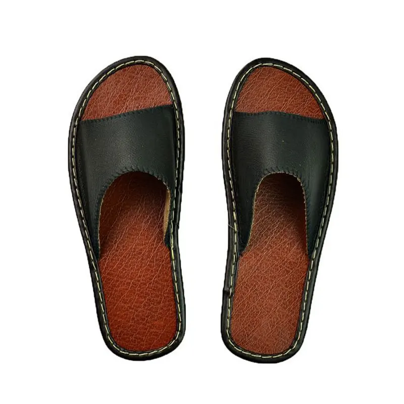 Новое поступление Летние мужские тапочки из овечьей кожи Австралийские меховые