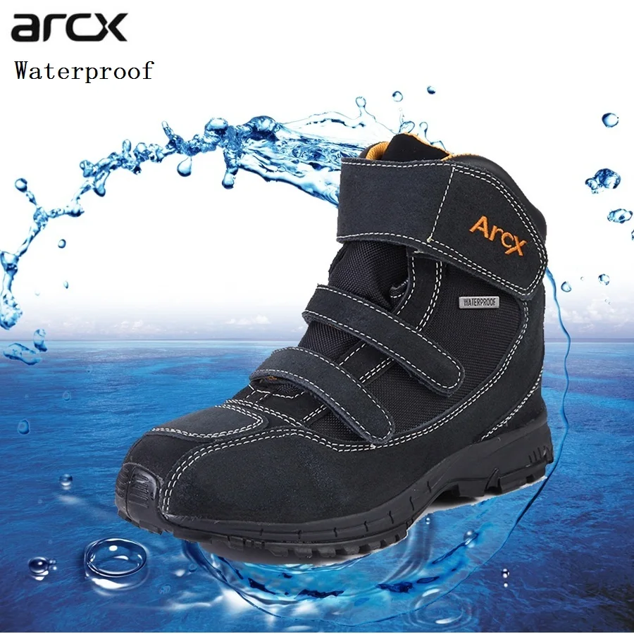 

Free shipping 1pair Professional Motorcycle Offroad Motocross MX GP Racing Sport Leather Waterproof Motorcycle Boots Shoes