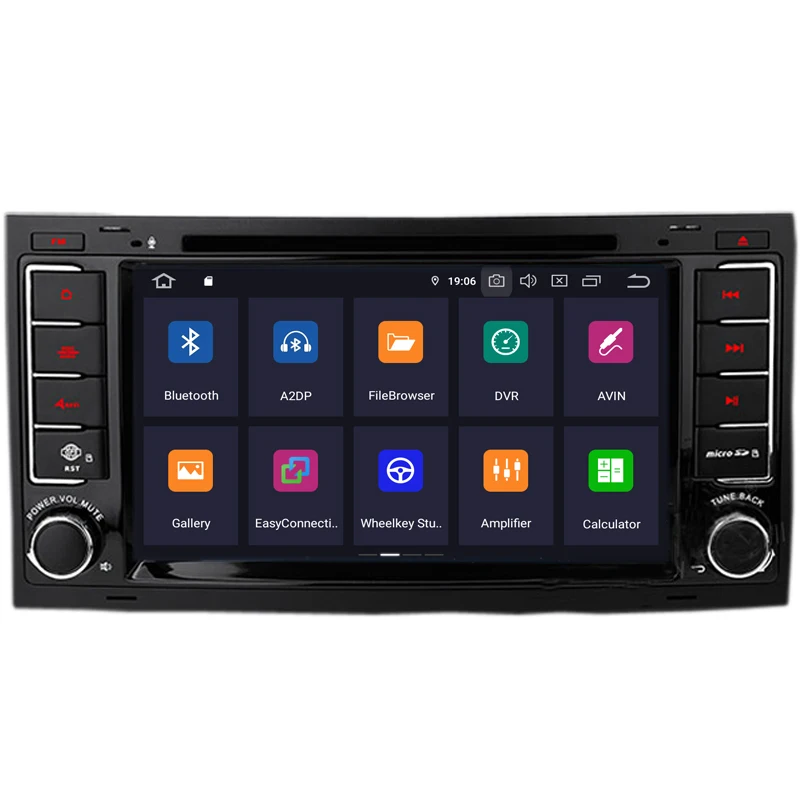 Система COIKA Android 9 0 2 + 16G RAM автомобильный dvd плеер для Volkswagen Touareg 2004 2011 GPS Navi OBD WIFI Google