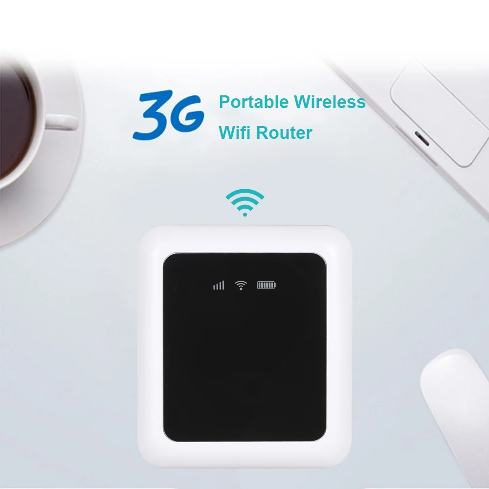 Высокоскоростная разблокировка 3G Портативная точка доступа Wi Fi SIM карта 5200 мАч