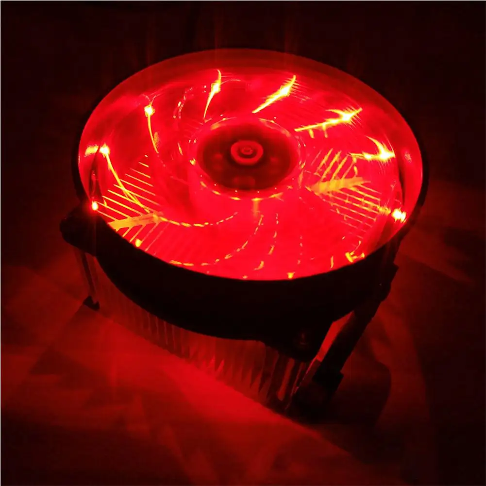 AMD platform red EastVita 12 в бесшумный чехол для компьютера 3pin cpu охлаждающий светодиодный охлаждающий вентилятор cpu Heatsink r20 - Цвет лезвия: AMD platform red