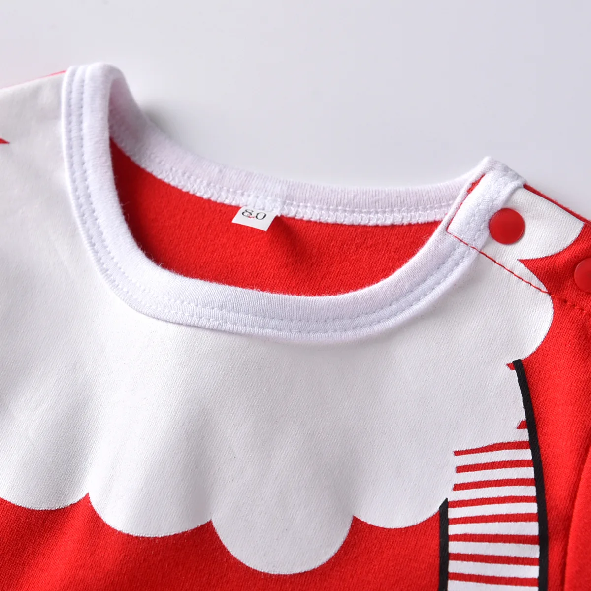 Infant Romper Christmas New Year Costume For Boy Cotton Long Sleeved And Hats Two Pieces Sets Born Baby Clothes |