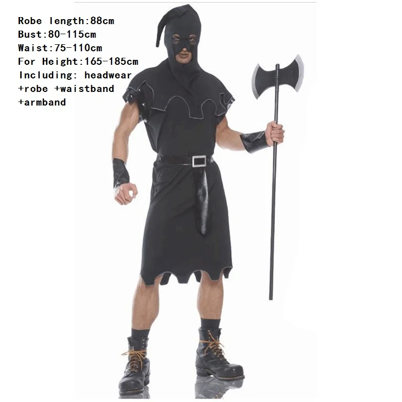 Черный мужской костюм ангела злой вампира ролевой косплей маскарадный для папы