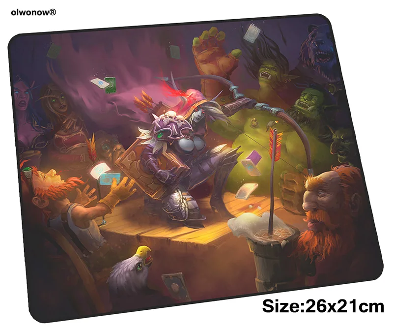 Коврик для мыши Hearthstone 26x21 см игровой коврик большой геймеров мультяшный