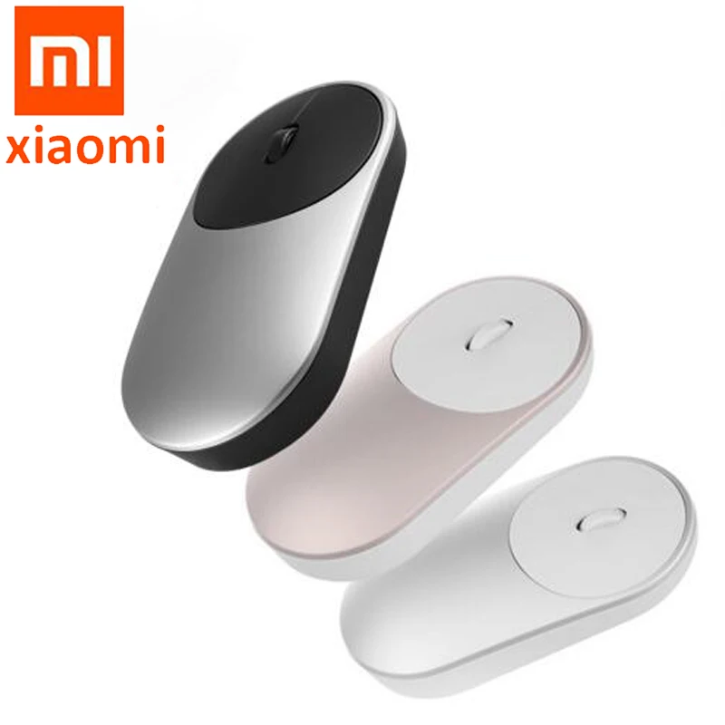 

100% Original Xiaomi Mouse Portable Optical Wireless Bluetooth Mouse 4.0 RF 2.4GHz Dual Mode Connect for Laptop pc