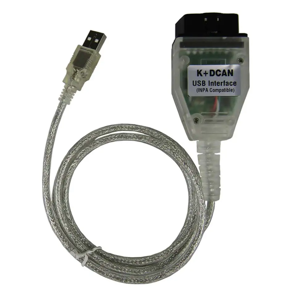 Новый интерфейс INPA K + DCAN USB программирование драйвера кабеля OBD CAN считыватель
