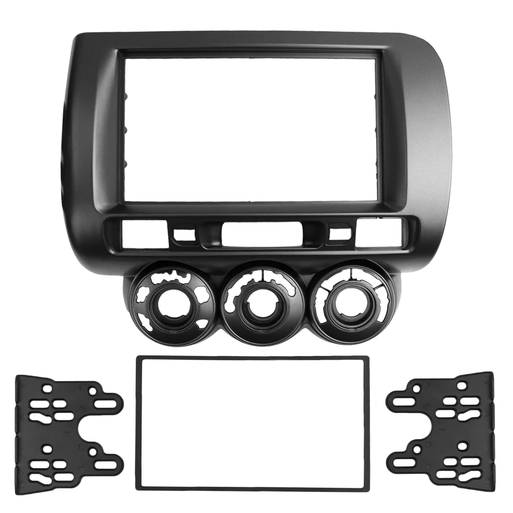 Один/двойной Din Переходная для Honda Jazz Радио DVD стерео CD панель Dash Монтажная Установка отделка фасции комплект рамка