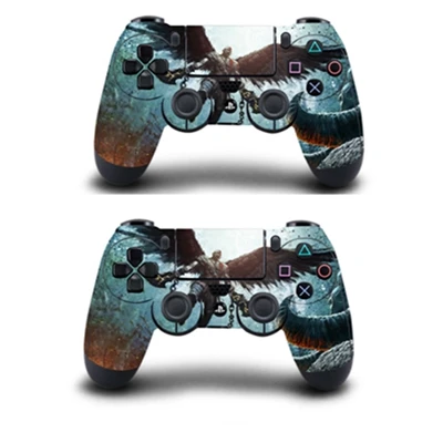 2pcs QBTM0760 Пара контроллера кожи Полное покрытие наклейка для Playstation 4 Dualshock 4 геймпад виниловые наклейки Play станция 4 игры God Of War - Цвет: 2pcs QBTM0760