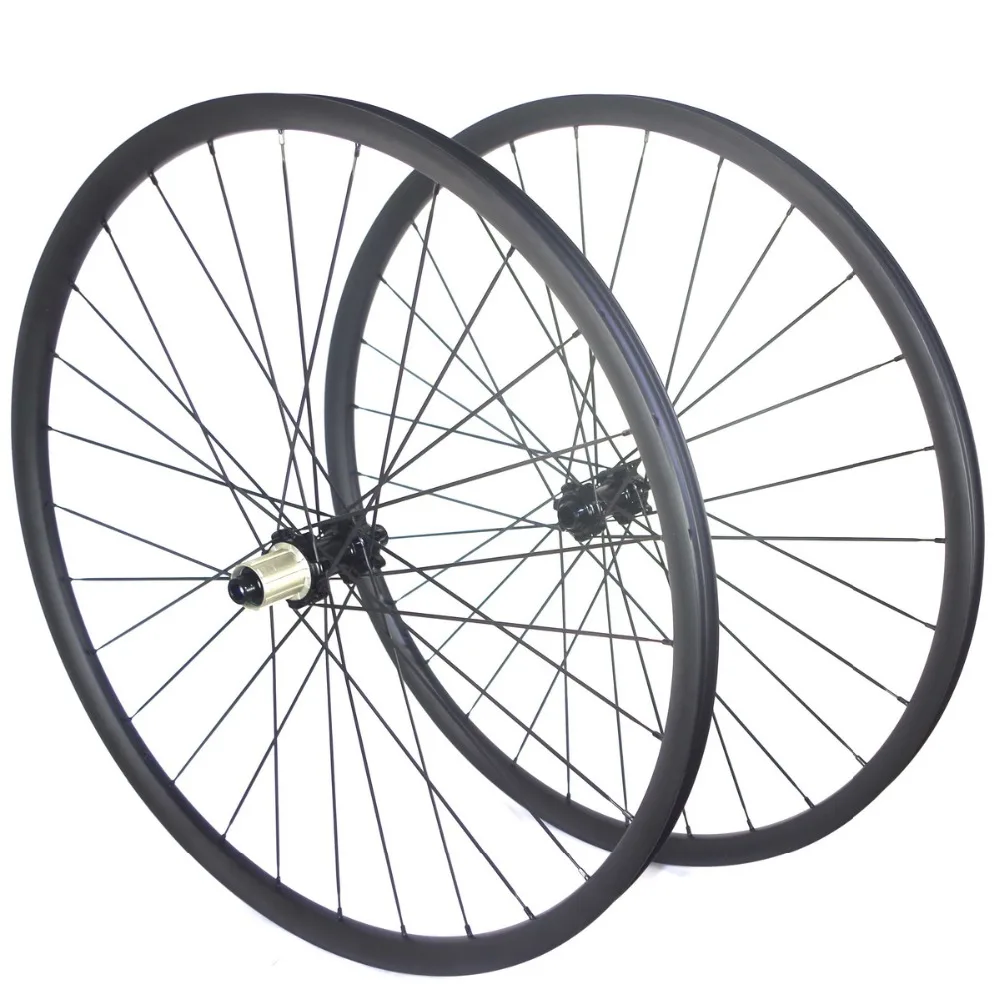 29er mtb колеса из углеродного волокна Углеродные через ось 27 мм ширина 35 | Спорт и