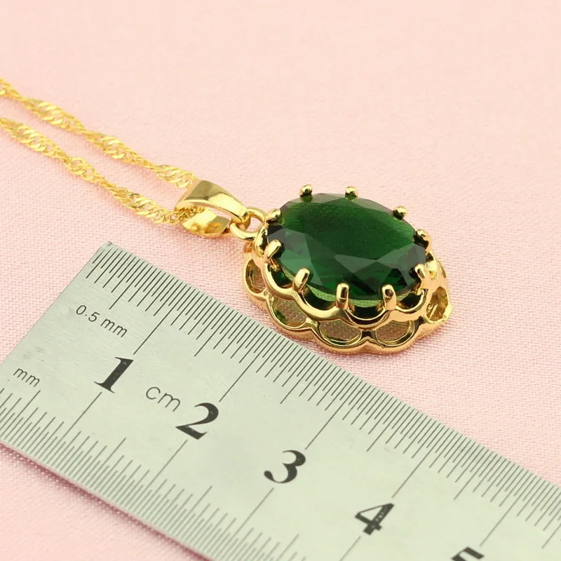 Женский ювелирный комплект из колье и серёг с фианитом|colorful jewelry sets|jewelry sets for