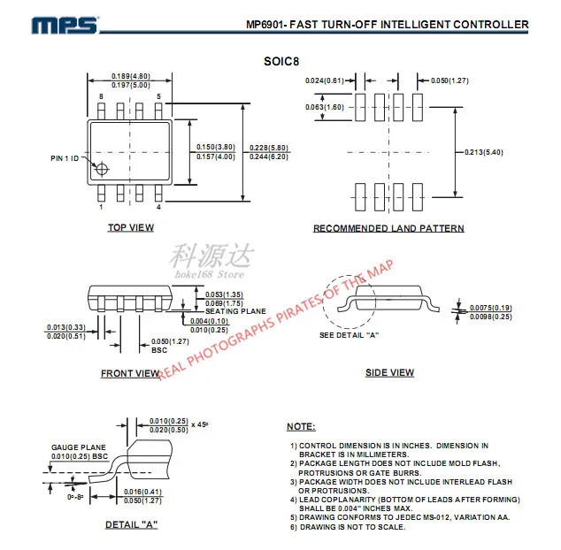 10 шт./лот MP6901DS-LF-Z MP6901 MP6901DS SOIC8 в наличии | Электроника