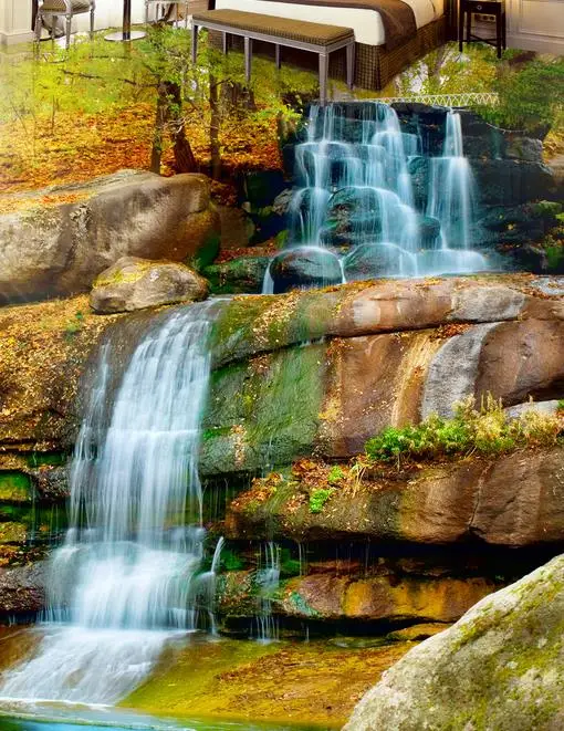 3D обои для детской комнаты гостиной спальни ванной|floor wall paper|waterfall photophoto wallpaper |