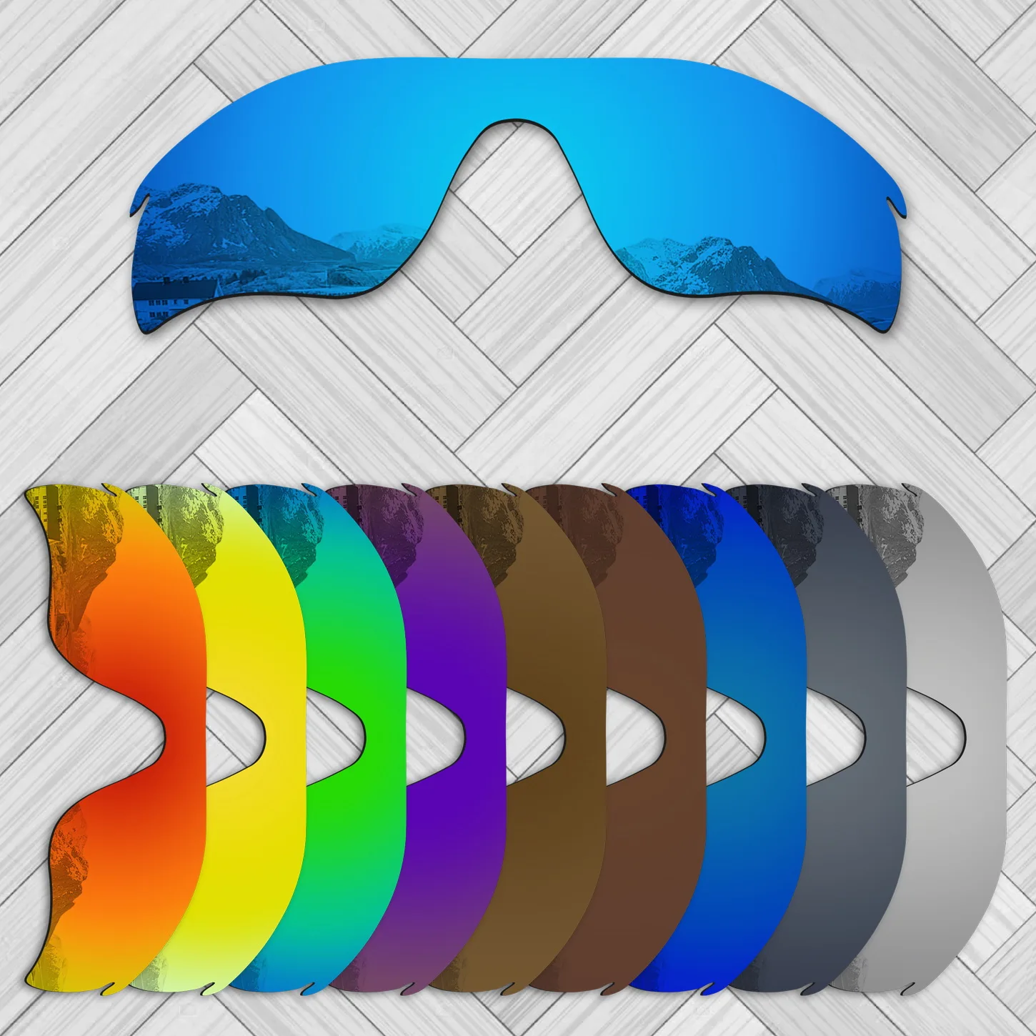 E.O.S 20 + Запасные линзы для OAKLEY RadarLock дорожные солнцезащитные очки|Очки аксессуары|