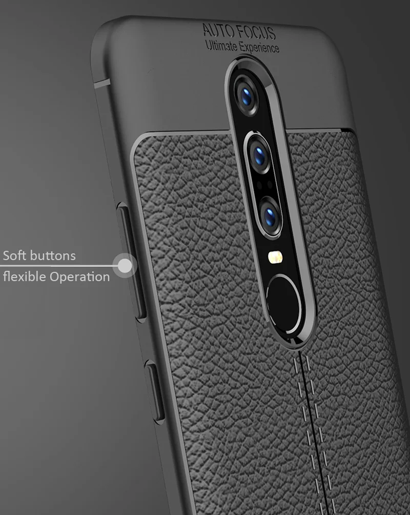 Матовый Мягкий силиконовый чехол из ТПУ для Huawei Mate RS кожаный с текстурой