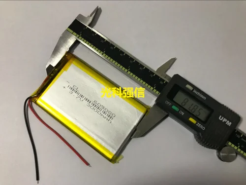 New fully capacitive 3.7V polymer lithium power 555081 3000MAH device mobile panel | Электроника