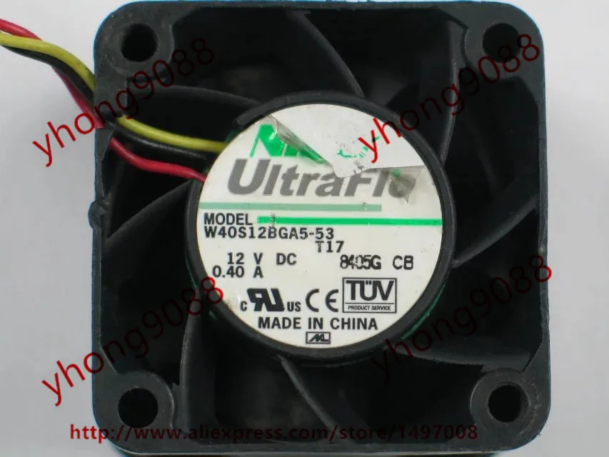 Вентилятор охлаждения сервера Nidec W40S12BGA5 53 T17 DC 12V 0.40A 40x40x28 мм|square fan|server fandc fan 12v |