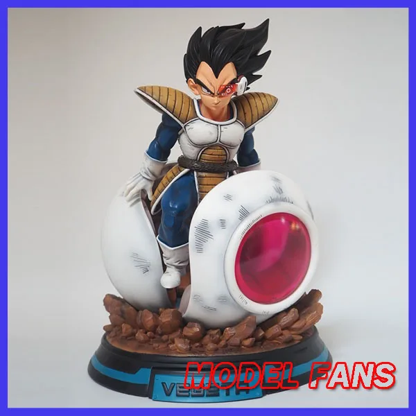 Модели вентиляторов Dragon Ball КО Версия MRC черные волосы космический корабль Вегета gk смолы статуя фигура игрушка для коллекции