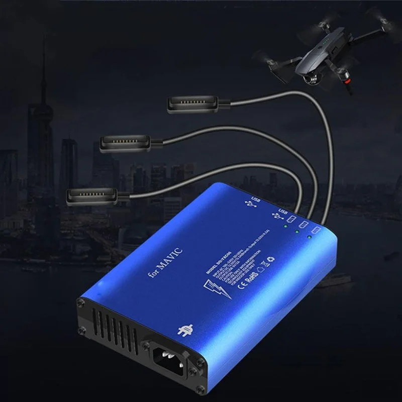 Для DJI Mavic Pro 5в1 Смарт зарядное устройство EU US параллельная зарядка пульт