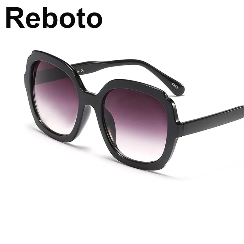 Женские квадратные солнцезащитные очки модные винтажные с градиентом Черного