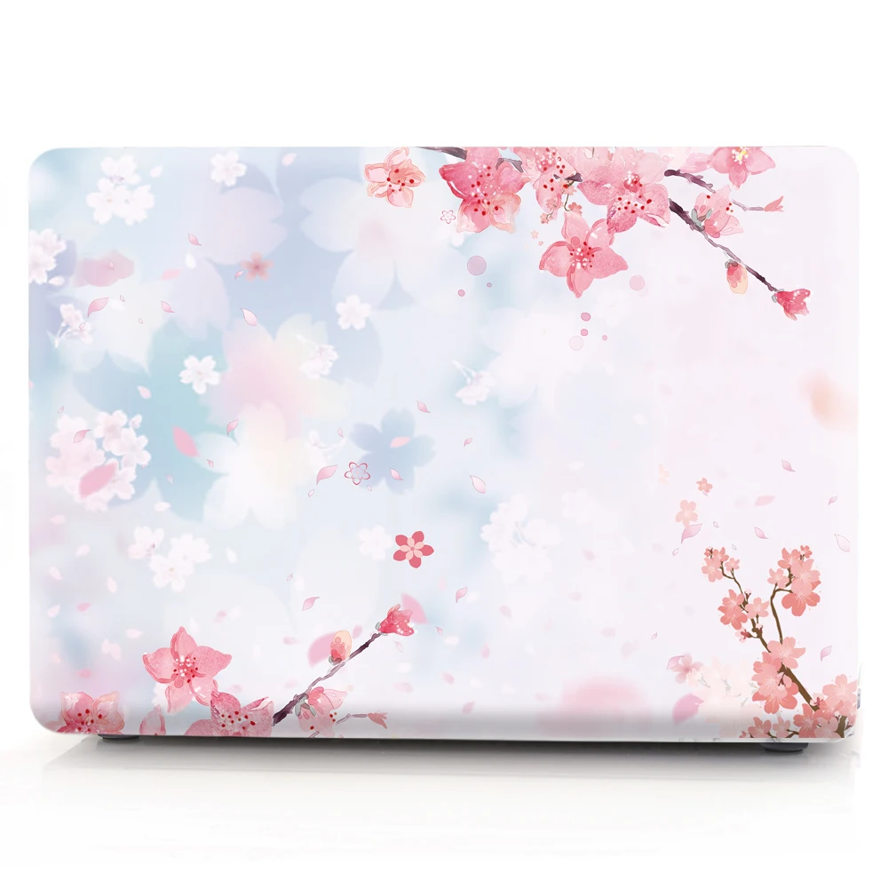 Цветной чехол для ноутбука с цветочным принтом для MacBook Air retina Pro 11 12 13 15 для MacBook New Air 13 с сенсорной панелью New Pro 13 15