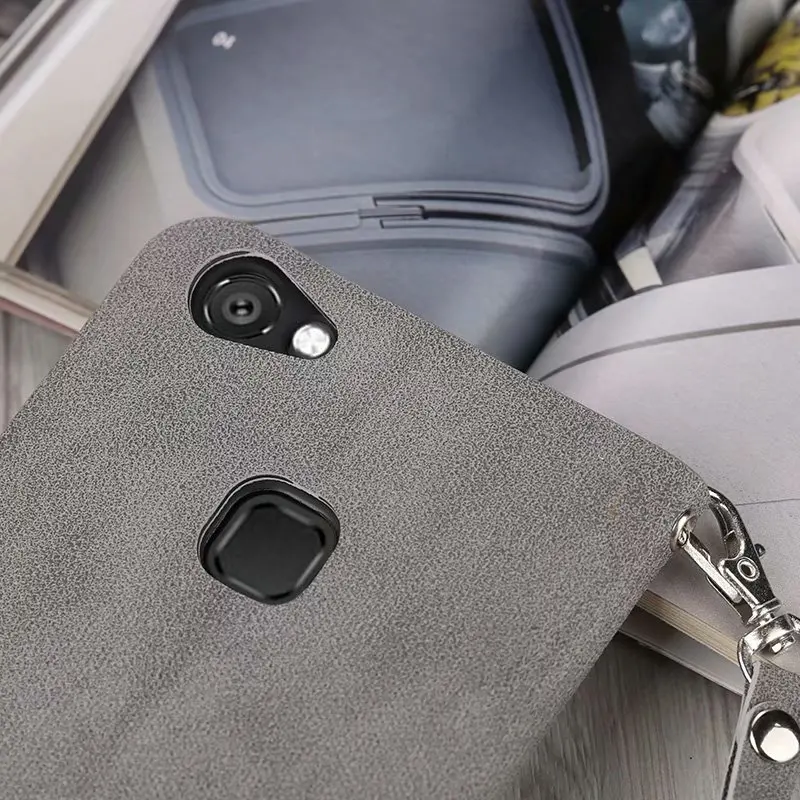 ДЛЯ Vivo Y79 Y75 Y73 V9 чехол Магнитный винтажный флип-кошелек с подставкой кожаный V7 Play