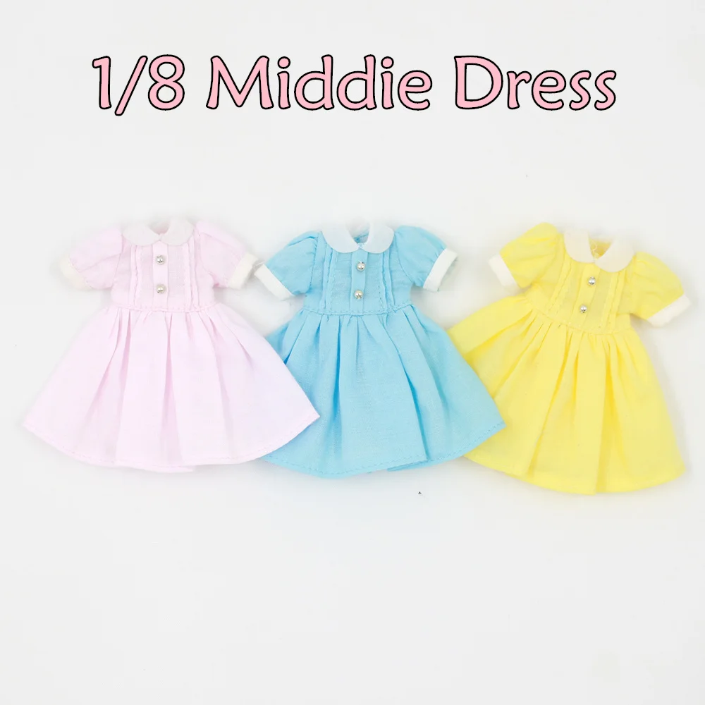 Наряды для 1/8 Middie Factory Blyth doll простое платье костюм для 20 см BJD